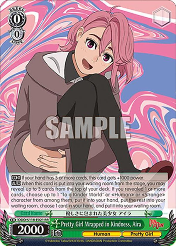 Pretty Girl Wrapped in Kindness, Aira - DDD/S118-E021RR - Double Rare