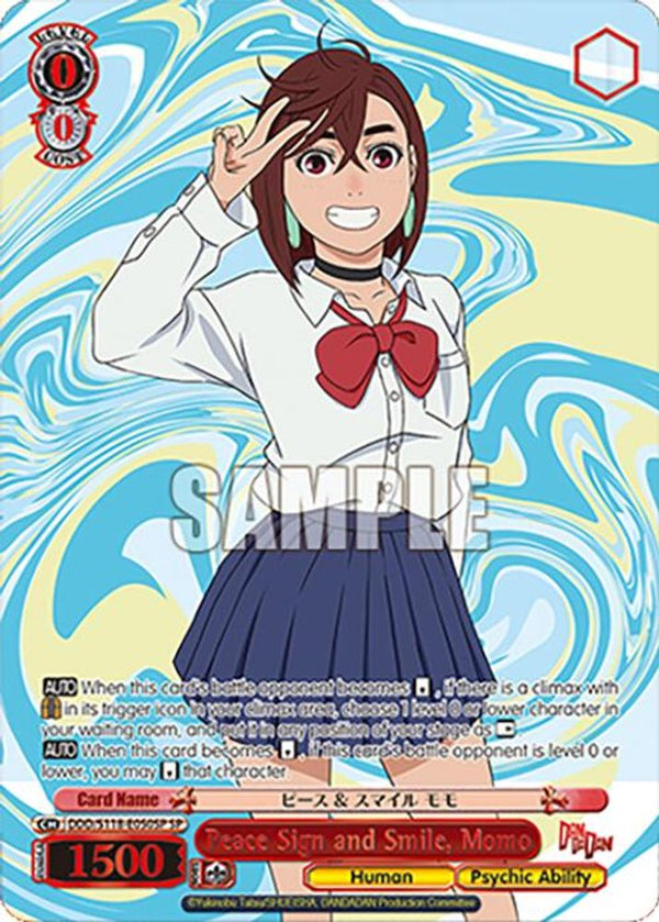 Peace Sign and Smile, Momo (SP) - DDD/S118-E050SPSP - Special Rare