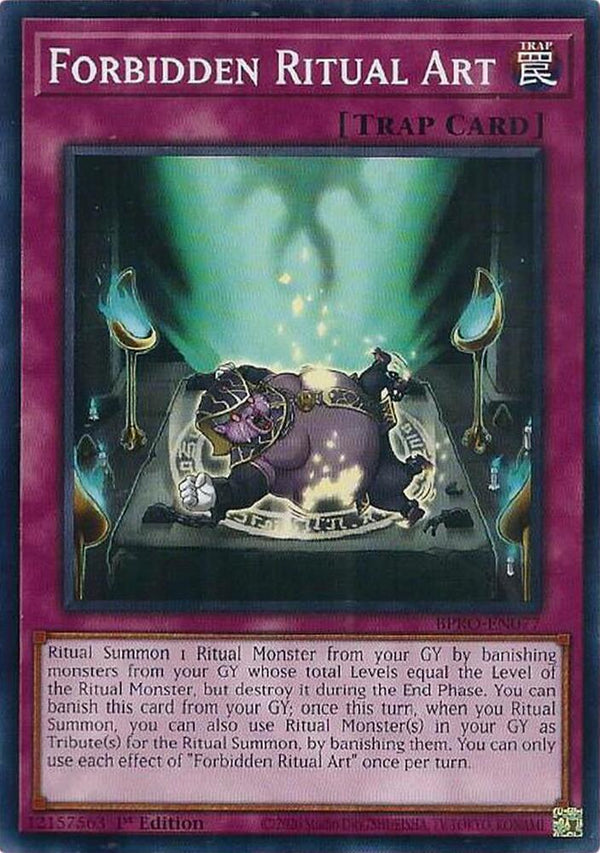 Forbidden Ritual Art - BPRO-EN077 - Common - 1st Edition