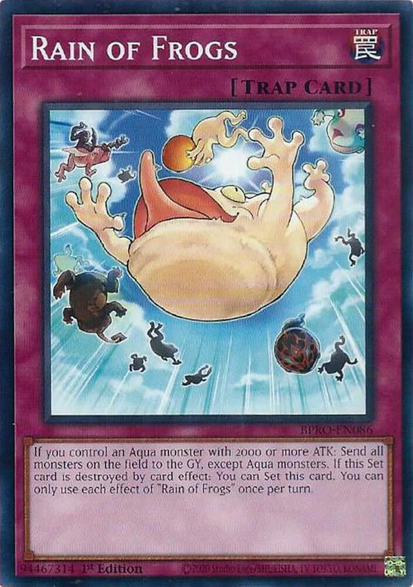 Rain of Frogs - BPRO-EN086 - Common - 1st Edition