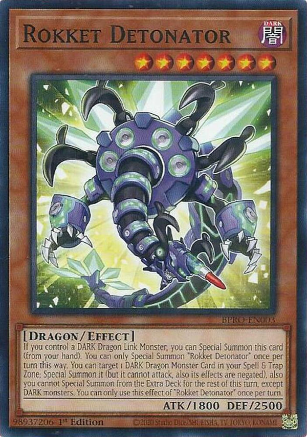 Rokket Detonator - BPRO-EN003 - Common - 1st Edition