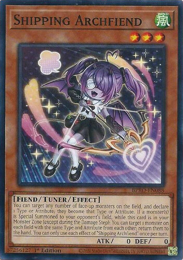 Shipping Archfiend - BPRO-EN088 - Common - 1st Edition