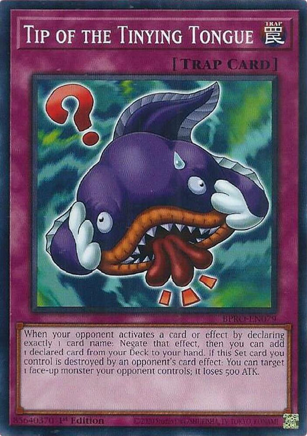Tip of the Tinying Tongue - BPRO-EN079 - Common - 1st Edition