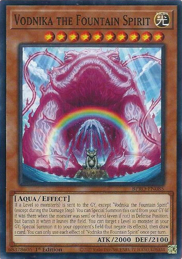 Vodnika the Fountain Spirit - BPRO-EN085 - Common - 1st Edition
