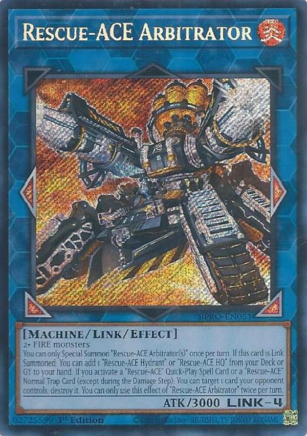 Rescue-ACE Arbitrator - BPRO-EN051 - Secret Rare - 1st Edition