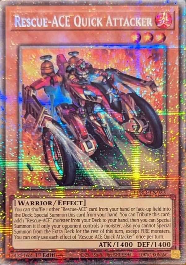 Rescue-ACE Quick Attacker - BPRO-EN023 - Starlight Rare - 1st Edition