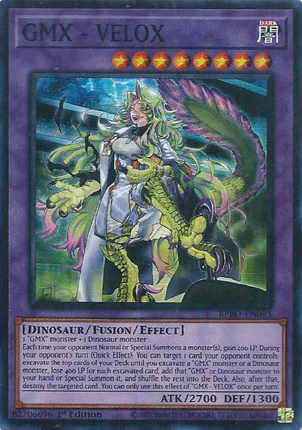 GMX - VELOX - BPRO-EN095 - Super Rare - 1st Edition
