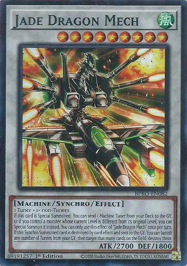 Jade Dragon Mech - BPRO-EN082 - Super Rare - 1st Edition