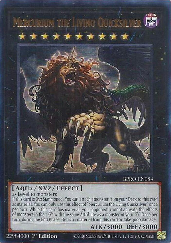 Mercurium the Living Quicksilver - BPRO-EN084 - Ultra Rare - 1st Edition
