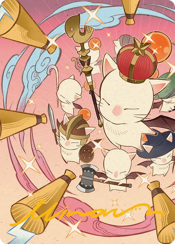 Summon: Good King Mog XII - Art Series (Gold-Stamped Signature) (AFIN)