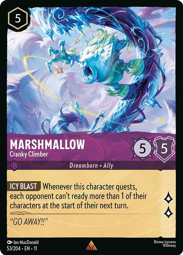 Marshmallow (Cranky Climber) - 53/204 - Rare
