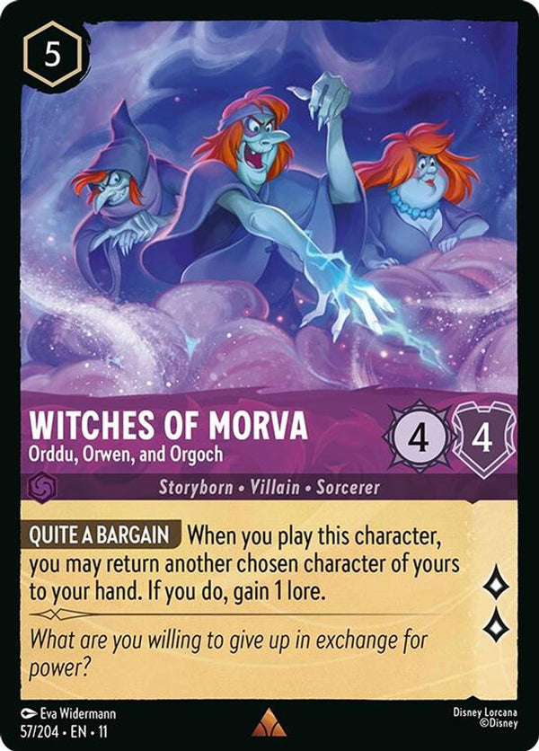Witches of Morva (Orddu, Orwen, and Orgoch) - 57/204 - Rare