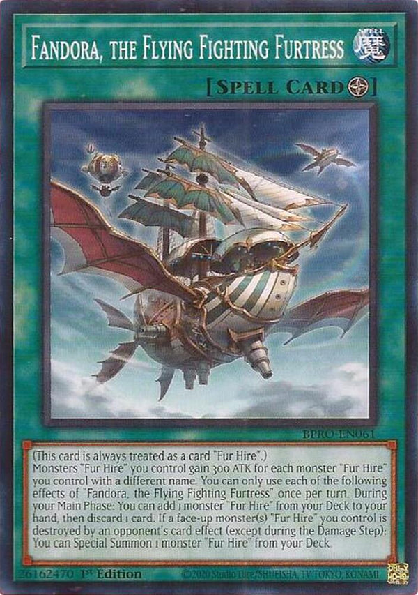 Fandora, the Flying Fighting Furtress - BPRO-EN061 - Common - 1st Edition