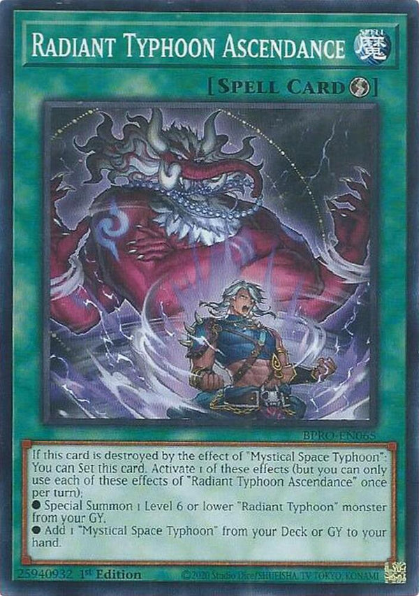 Radiant Typhoon Ascendance - BPRO-EN065 - Common - 1st Edition