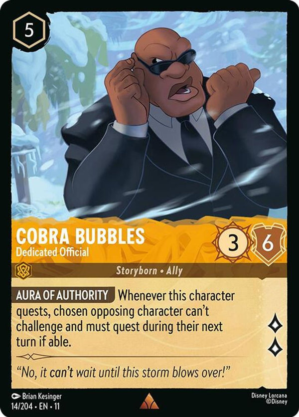 Cobra Bubbles (Dedicated Official) - 14/204 - Rare