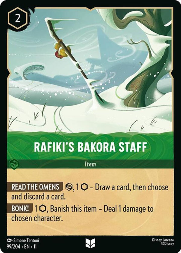 Rafiki's Bakora Staff - 99/204 - Uncommon