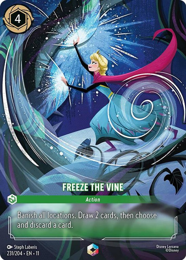 Freeze the Vine (Enchanted) - 231/204 - Enchanted