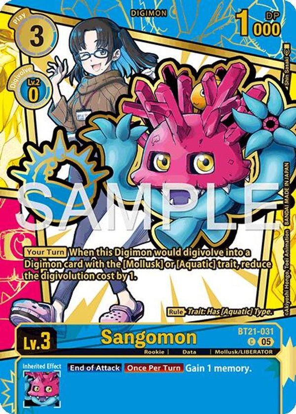 Sangomon (Rare Pull)(EX11) - BT21-031 - Common