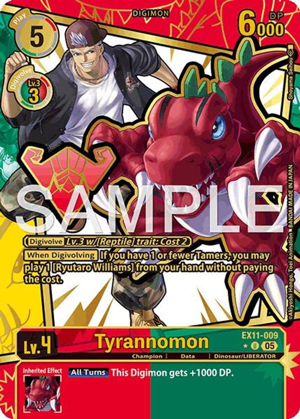 Tyrannomon (Rare Pull) - EX11-009 - Uncommon