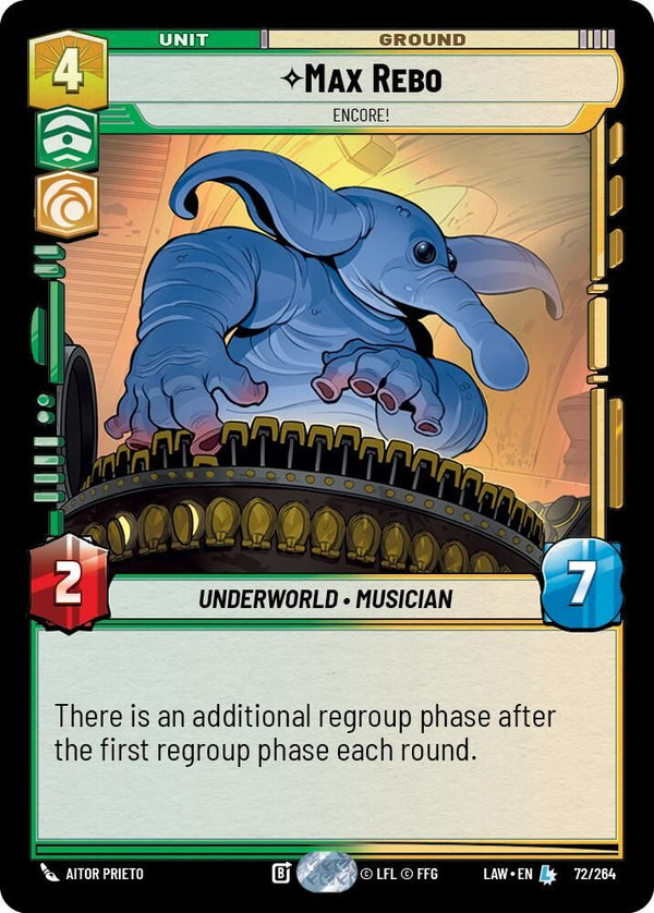 Max Rebo - Encore! - 72/264 - Legendary