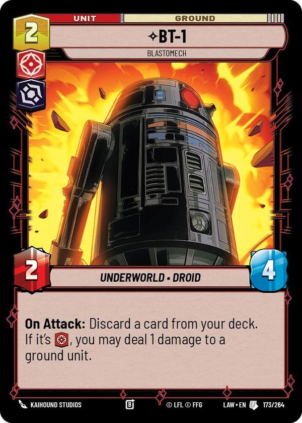 BT-1 - Blastomech - 173/264 - Uncommon