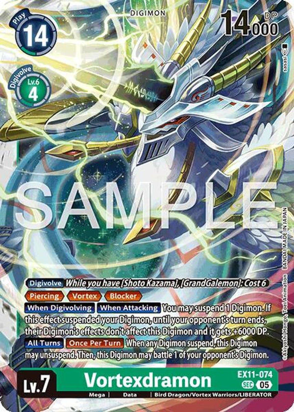 Vortexdramon - EX11-074 - Secret Rare