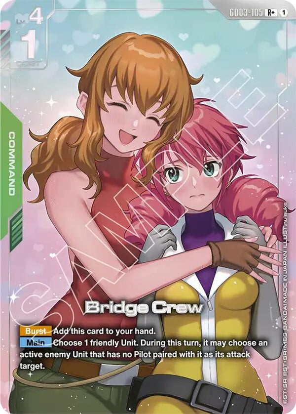 Bridge Crew (R+) (Alternate Art) - GD03-105 - Rare+