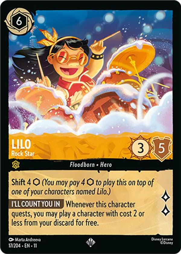 Lilo (Rock Star) - 17/204 - Super Rare