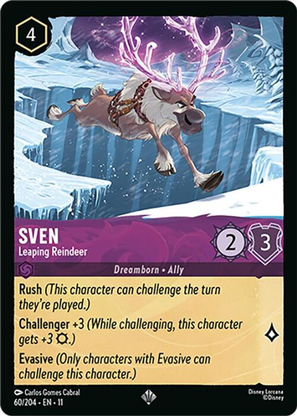 Sven (Leaping Reindeer) - 60/204 - Super Rare