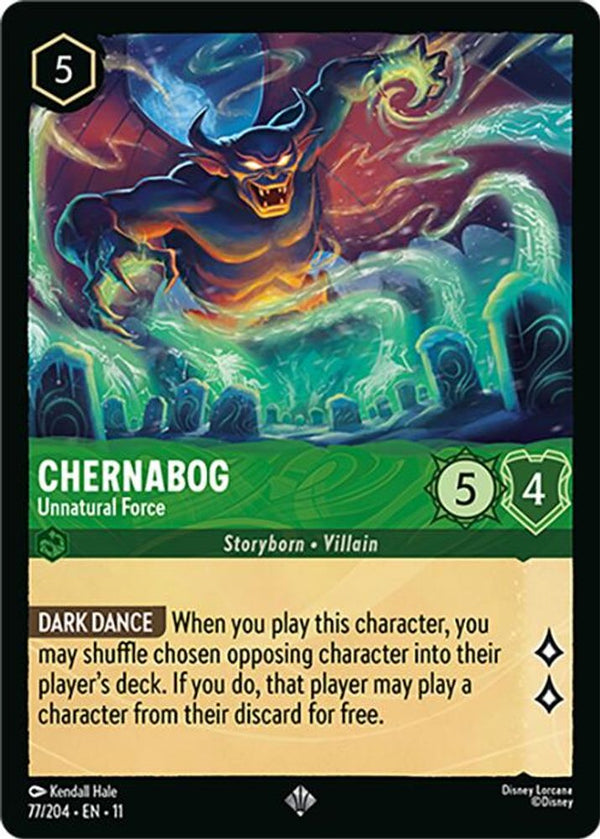 Chernabog (Unnatural Force) - 77/204 - Super Rare