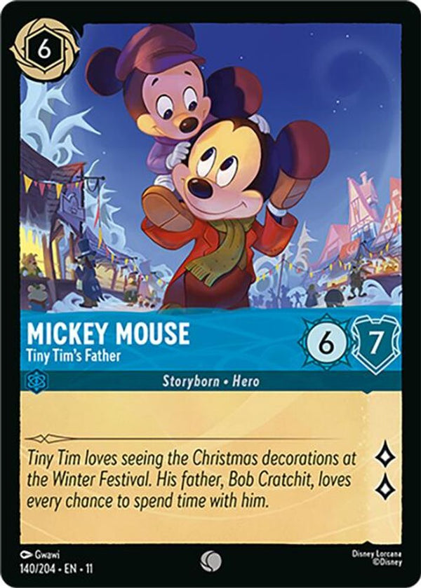 Mickey Mouse (Tiny Tim's Father) - 140/204 - Common