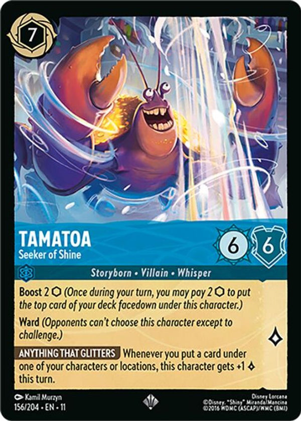 Tamatoa (Seeker of Shine) - 156/204 - Super Rare
