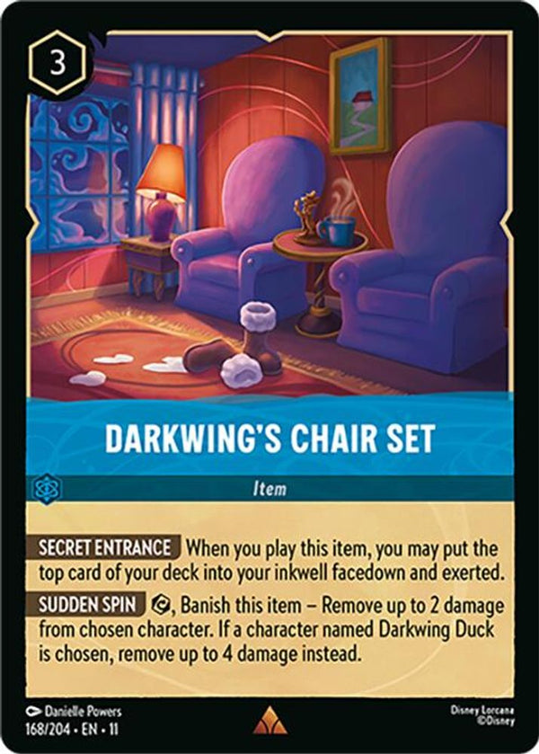 Darkwing's Chair Set - 168/204 - Rare