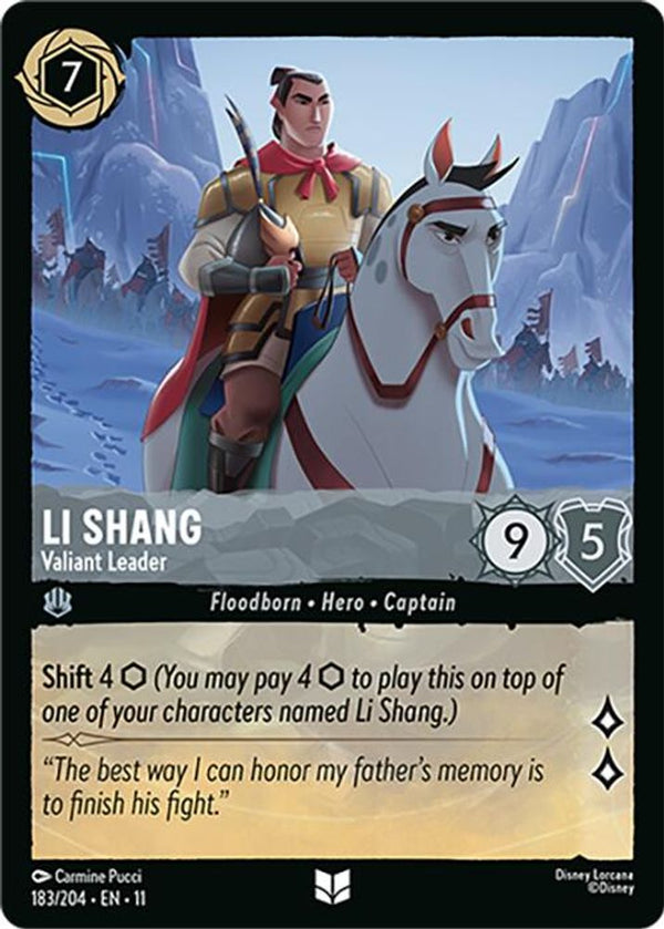 Li Shang (Valiant Leader) - 183/204 - Uncommon