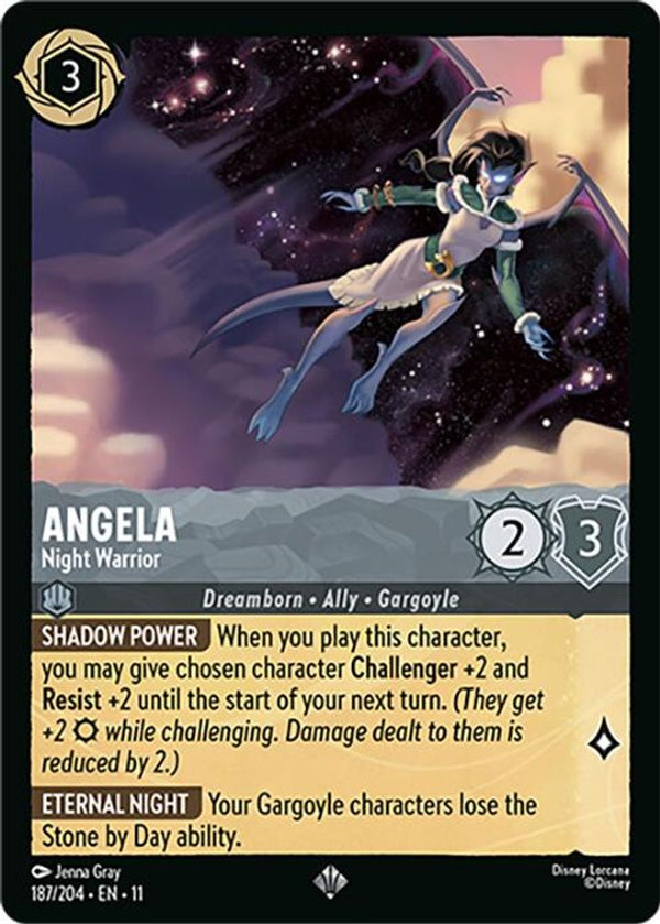 Angela (Night Warrior) - 187/204 - Super Rare