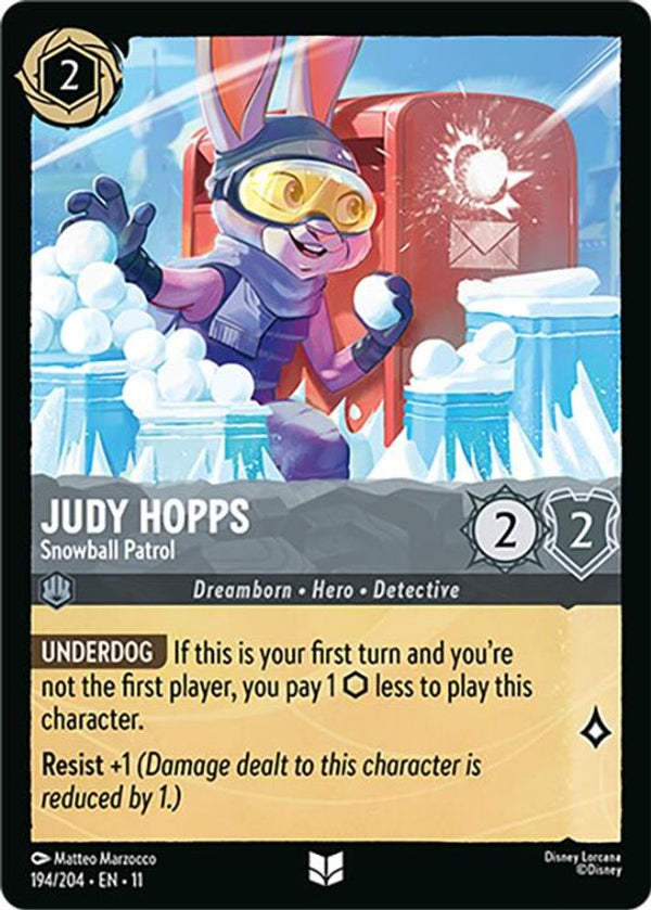 Judy Hopps (Snowball Patrol) - 194/204 - Uncommon