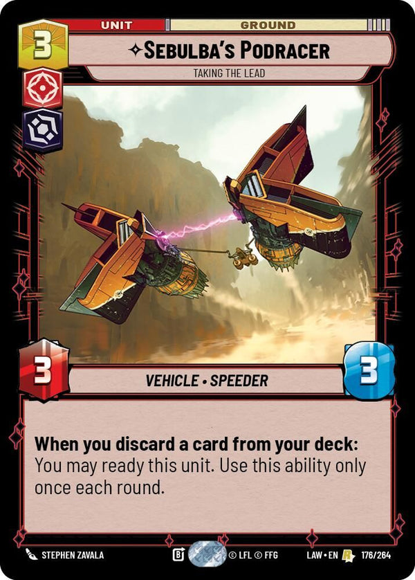 Sebulba's Podracer - Taking the Lead - 176/264 - Rare