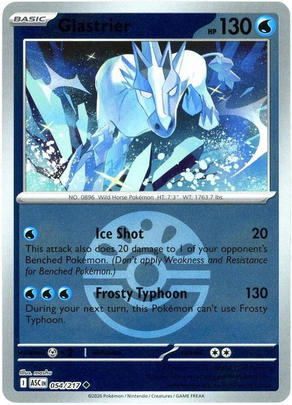 Glastrier (Friend Ball) - 054/217 - Uncommon
