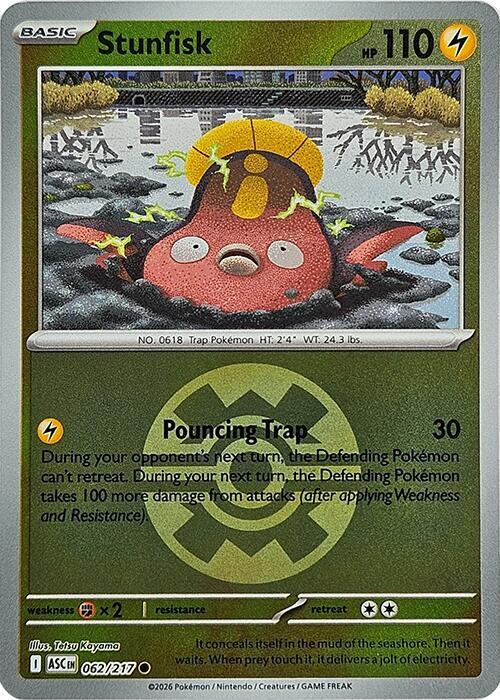 Stunfisk (Quick Ball) - 062/217 - Common