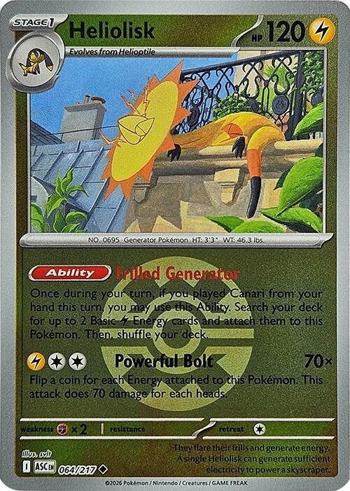 Heliolisk (Quick Ball) - 064/217 - Uncommon