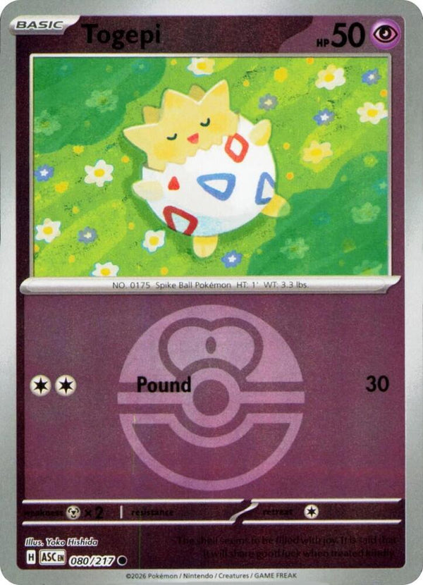 Togepi (Love Ball) - 080/217 - Common