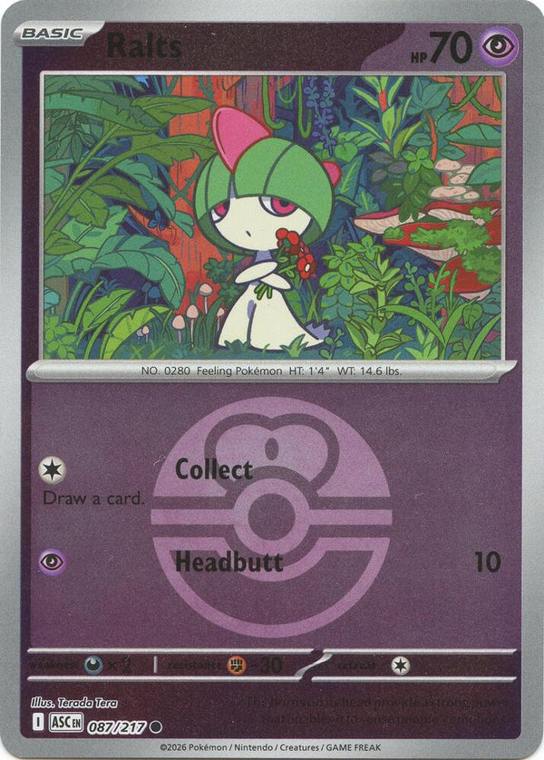 Ralts (Love Ball) - 087/217 - Common