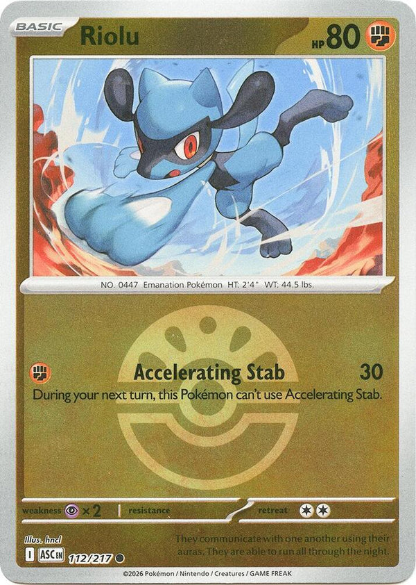 Riolu (Friend Ball) - 112/217 - Common
