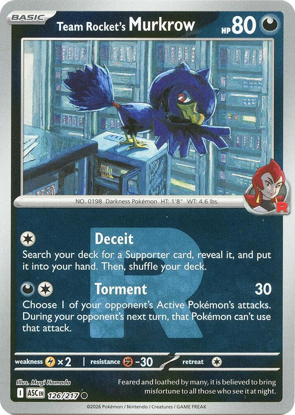 Team Rocket's Murkrow (Team Rocket) - 126/217 - Common