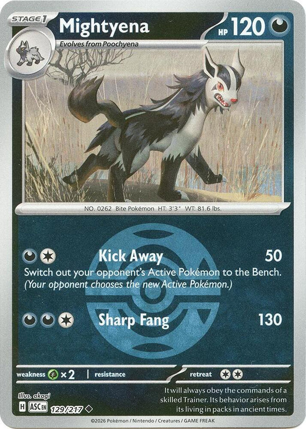 Mightyena (Dusk Ball) - 129/217 - Uncommon