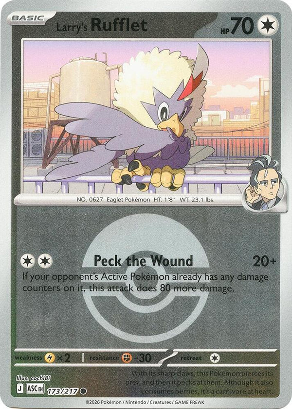 Larry's Rufflet (Poke Ball) - 173/217 - Common