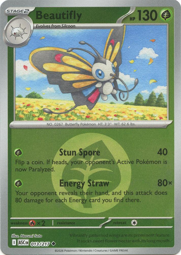 Beautifly (Energy Symbol Pattern) - 013/217 - Uncommon