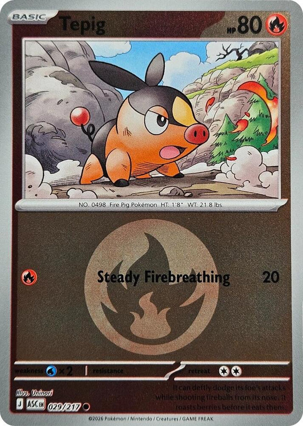 Tepig (Energy Symbol Pattern) - 029/217 - Common