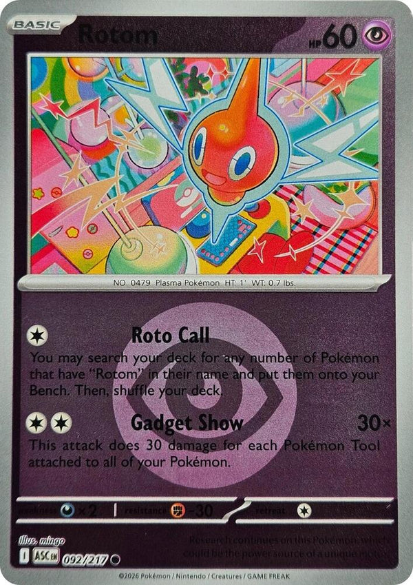 Rotom (Energy Symbol Pattern) - 092/217 - Common