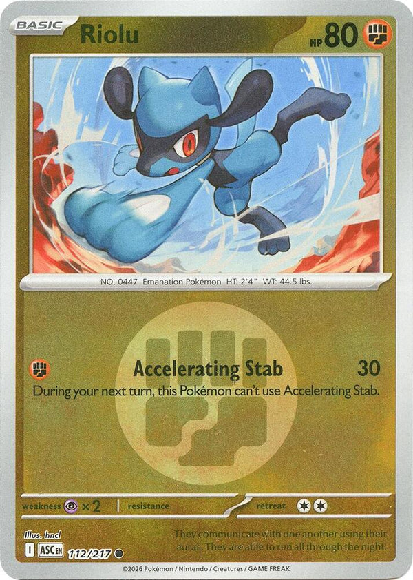Riolu (Energy Symbol Pattern) - 112/217 - Common